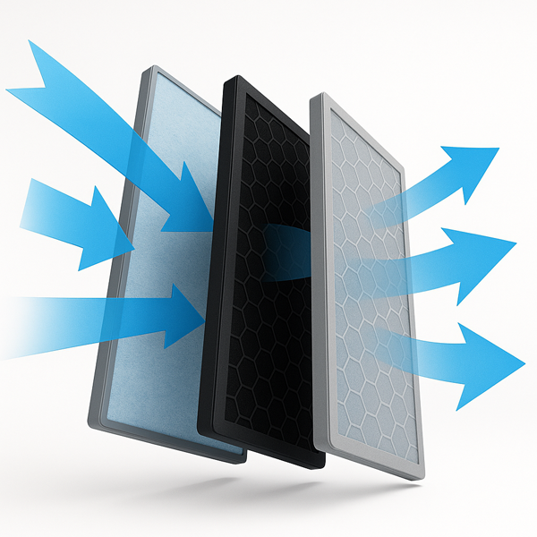 Panel sterowania oczyszczacza powietrza HanksAir V05