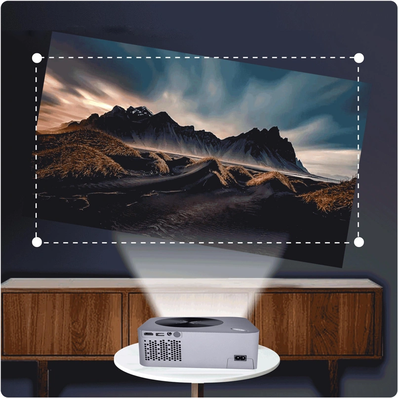 Projektor ART X6PRO – korekcja trapezowa i zoom