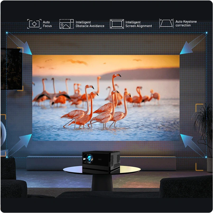 Projektor ART X8PRO – system Android i łączność Wi-Fi