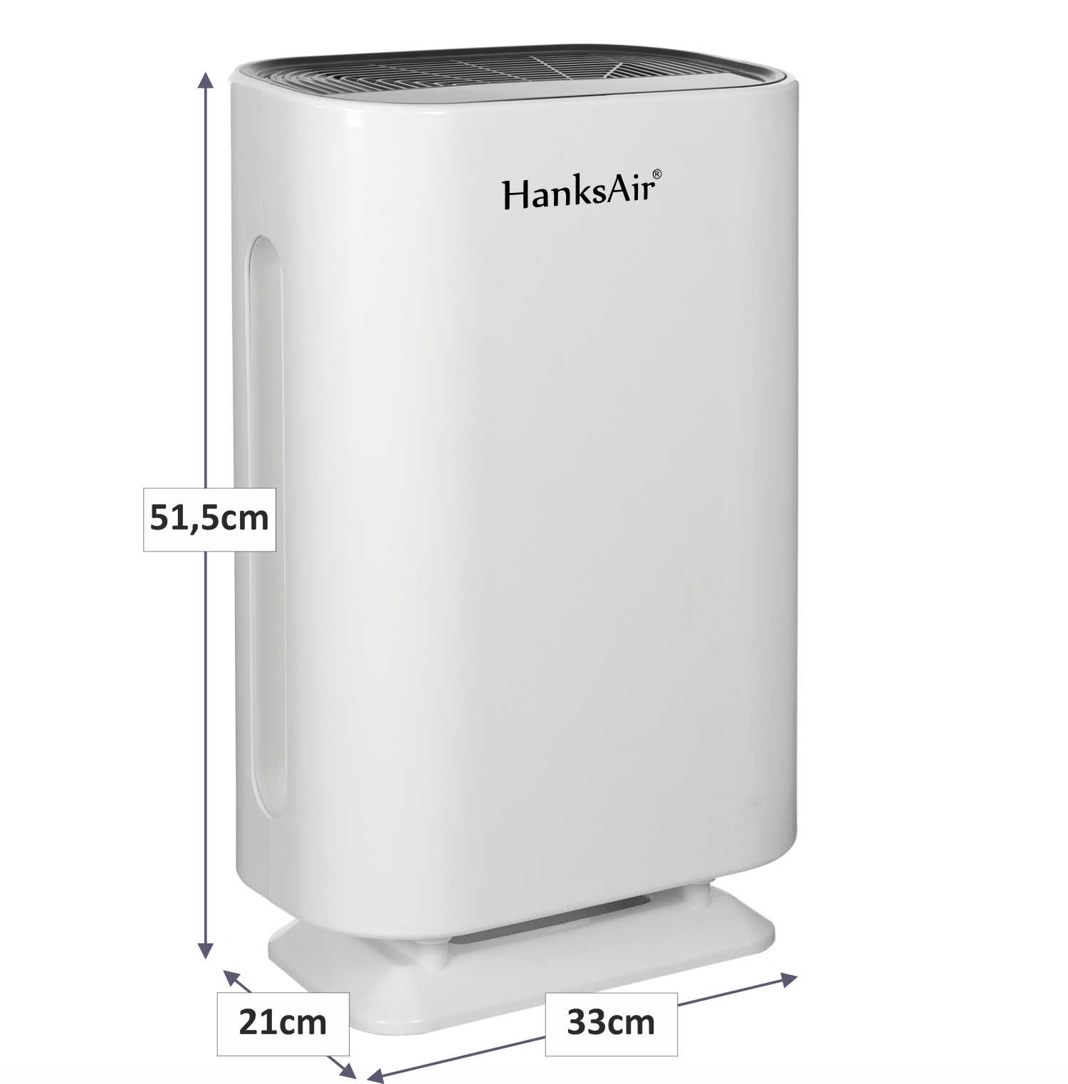 Oczyszczacz powietrza HanksAir V05 – panel sterowania