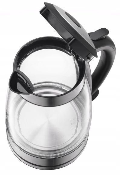 SZKLANY CZAJNIK ELEKTRYCZNY LED 1.7L CAS-07 ART