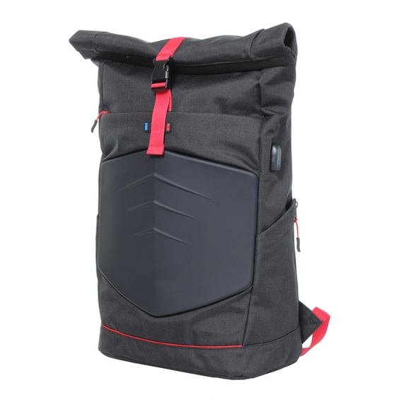 MODNY PLECAK KURIERSKI ROLL TOP NA NOTEBOOKA 15.6" BP-9367 ART