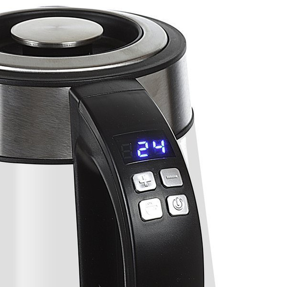 SZKLANY CZAJNIK ELEKTRYCZNY LED z regulacją temperatury 1,7 L