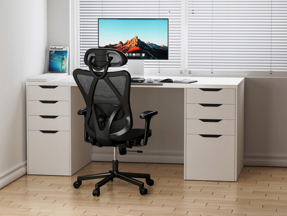 ERGONOMICZNY FOTEL OBROTOWY BIUROWY ART DIRECTOR WSPARCIE DLA KRĘGOSŁUPA