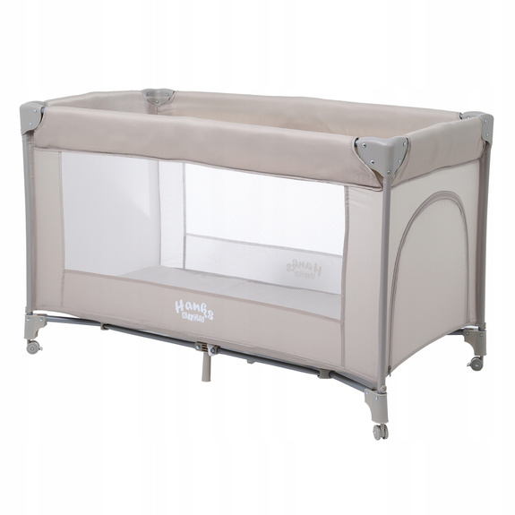 ŁÓŻECZKO TURYSTYCZNE SZYBKIE ROZKŁADANIE QUICK MATERACYK MOSKITIERA BEŻOWE