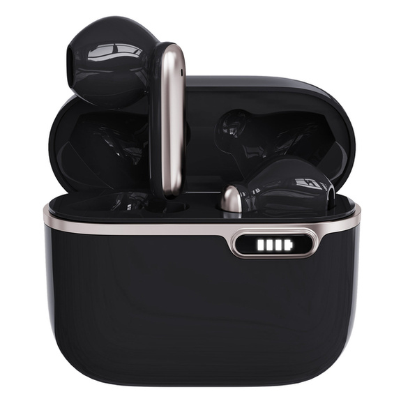 SŁUCHAWKI BEZPRZEWODOWE TWS BLUETOOTH HQ mikrofon BT 5.1 czarne