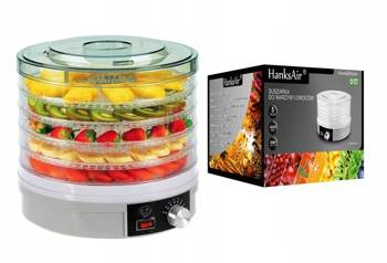 POJEMNA 245W SUSZARKA DO GRZYBÓW OWOCÓW WARZYW